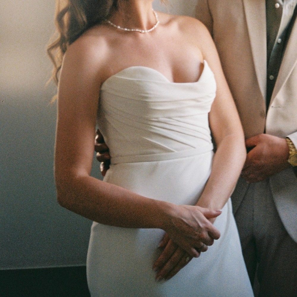 Alena Leena Ivory Wedding Dress Bridal Gown
